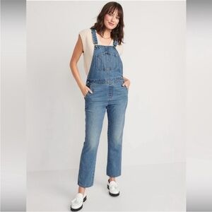 NWT! Slouchy Straight Non-Stretch Jean Overalls - Multiple Sizes 💛